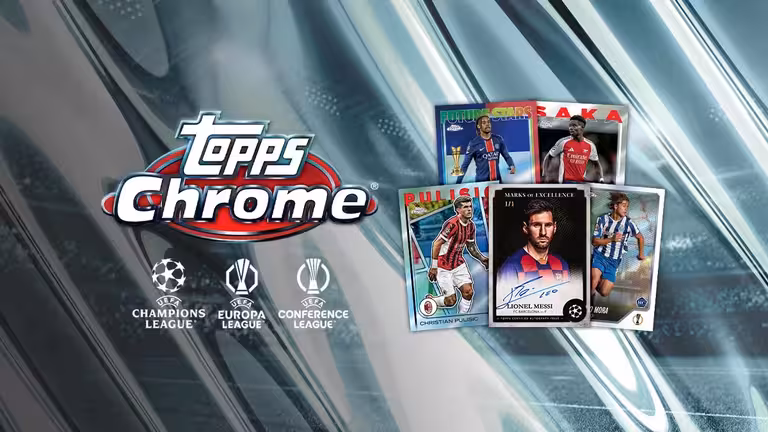 2024-25 TOPPS Chrome UEFA Club Competitions Soccer Cards - Header