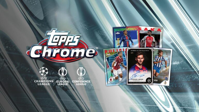 2024-25 TOPPS Chrome UEFA Club Competitions Soccer Cards - Header