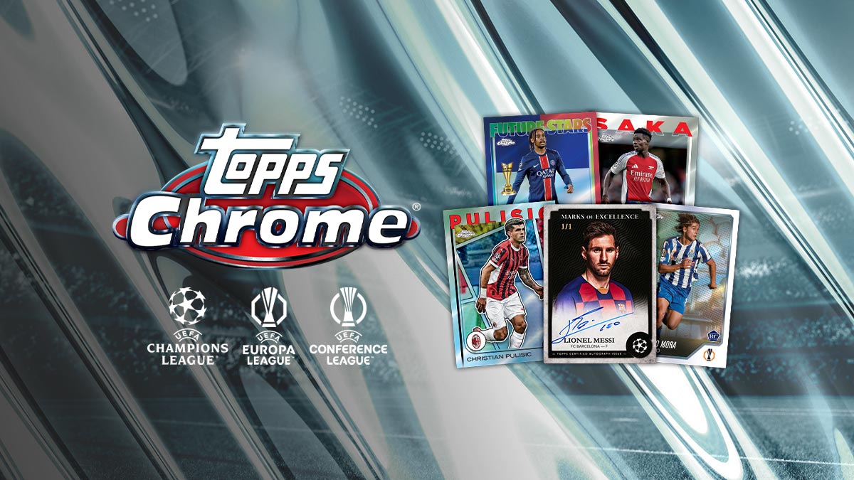 2024-25 TOPPS Chrome UEFA Club Competitions Soccer Cards - Header