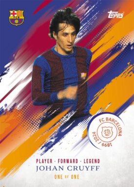 2024-25 TOPPS FC Barcelona 125 Years Anniversary Soccer Cards - Cruyff Turn Insert Player