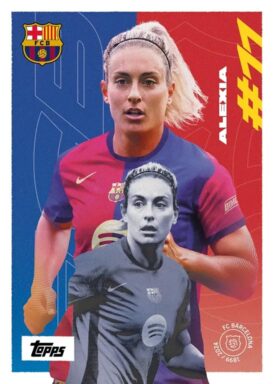 2024-25 TOPPS FC Barcelona Official Team Set Soccer Cards - Base Card 125 Alexia Putellas