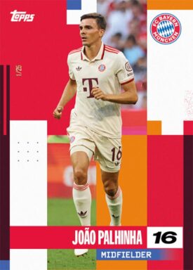 2024-25 TOPPS FC Bayern München Official Team Set Soccer Cards - Base Card Joao Palhinha
