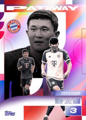 2024-25 TOPPS FC Bayern München Official Team Set Soccer Cards - Pathway Insert Card Min-Jae Kim