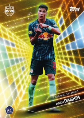 2024-25 TOPPS FC Red Bull Salzburg Official Fan Set Soccer Cards - Golden Future Insert Adam Daghim