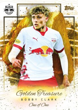 2024-25 TOPPS FC Red Bull Salzburg Official Fan Set Soccer Cards - Golden Treasure Insert Bobby Clark