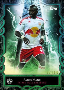 2024-25 TOPPS FC Red Bull Salzburg Official Fan Set Soccer Cards - Monolith Insert Sadio Mane