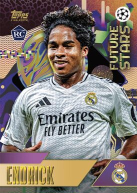 2024-25 TOPPS Gold UEFA Club Competitions Soccer Cards - Future Stars Insert Endrick