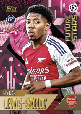 2024-25 TOPPS Gold UEFA Club Competitions Soccer Cards - Future Stars Insert Myles Lewis-Skelly