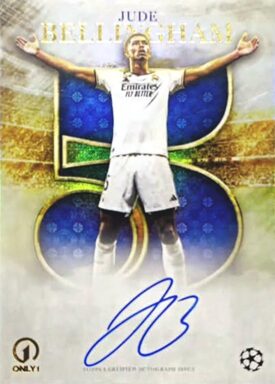 2024-25 TOPPS Gold UEFA Club Competitions Soccer Cards - Only1 Autograph Jude Bellingham