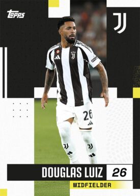 2024-25 TOPPS Juventus Official Team Set Soccer Cards - Base Card Douglas Luiz
