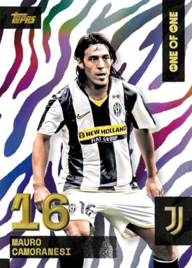2024-25 TOPPS Juventus Official Team Set Soccer Cards - Le Zebre Insert Mauro Camoranesi