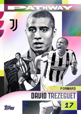2024-25 TOPPS Juventus Official Team Set Soccer Cards - Pathway Insert Card David Trezeguet