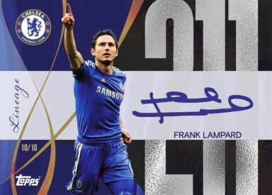 2024-25 TOPPS Lineage Chelsea FC 120 Years Anniversary Edition Soccer Cards - 211 and out Autograph Frank Lampard