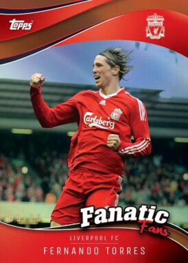 2024-25 TOPPS Liverpool FC Official Fan Set Soccer Cards - Fanatic Fans Insert Fernando Torres