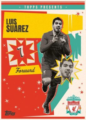 2024-25 TOPPS Liverpool FC Official Team Set Soccer Cards - Base Card Anfield Beat Luis Suarez