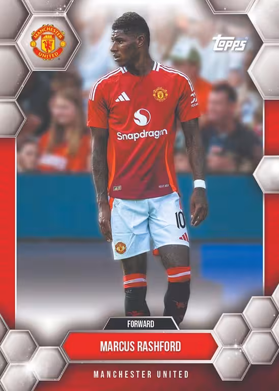 2024-25 TOPPS Manchester United Official Fan Set Soccer Cards - 2024 25 topps manchester united official fan set soccer cards base card rashford