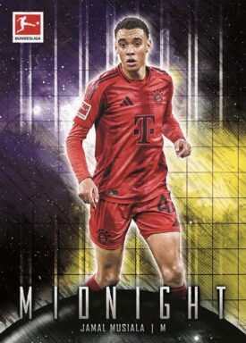 2024-25 TOPPS Midnight Bundesliga Soccer Cards - Base Parallel Card Jamal Musiala
