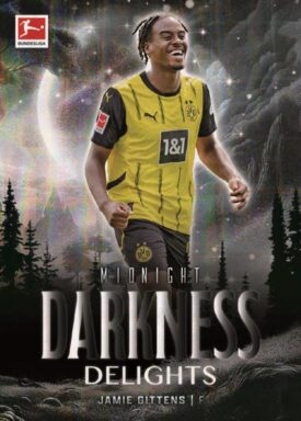 2024-25 TOPPS Midnight Bundesliga Soccer Cards - Darkness Delights Insert Card Jamie Gittens