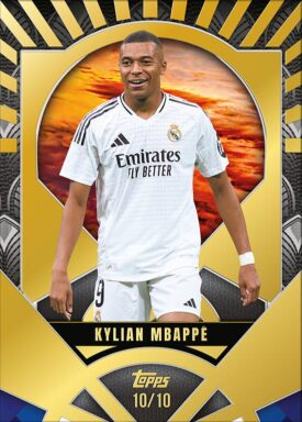 2024-25 TOPPS Palatial Real Madrid C.F. Soccer Cards - Palatial Prestige Insert Card Kylian Mbappé