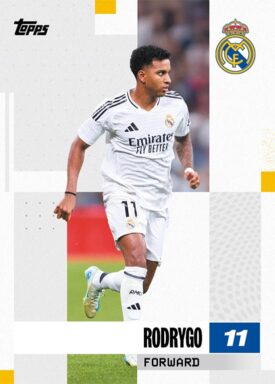 2024-25 TOPPS Real Madrid C.F. Official Team Set Soccer Cards - Base Card Rodrygo