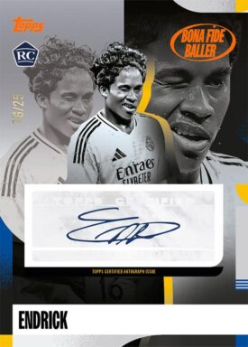 2024-25 TOPPS Real Madrid C.F. Official Team Set Soccer Cards - Bona Fide Baller Autograph Card Endrick