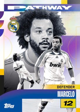 2024-25 TOPPS Real Madrid C.F. Official Team Set Soccer Cards - Pathway Insert Card Marcelo