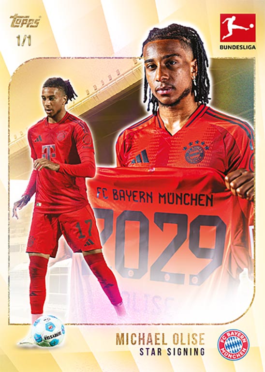 2024-25 TOPPS Summer Signings Bundesliga Soccer Cards