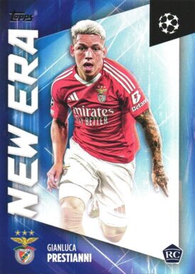 2024-25 TOPPS UEFA Club Competitions Soccer Cards - New Era Insert Gianluca Prestianni