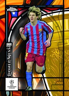 2024-25 TOPPS UEFA Club Competitions Soccer Cards - The Grail #1 Lionel Messi