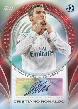 2024-25 TOPPS UEFA Club Competitions Soccer Cards - Ultimate Stage Autograph Cristiano Ronaldo