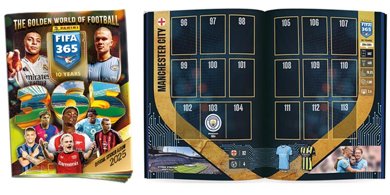 PANINI FIFA 365 2025 Sticker - Album Preview