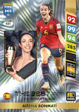 PANINI FIFA 365 Adrenalyn XL 2025 Trading Card Game - RARE - The Best Aitana Bonmati
