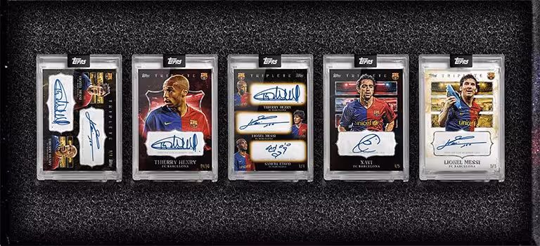 2008-09 TOPPS FC Barcelona Triplete Soccer Cards - 2008 09 topps fc barcelona triplete soccer cards box inside