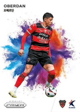2024 Panini Prizm K-League Soccer Cards - Color Blast Insert Oberdan