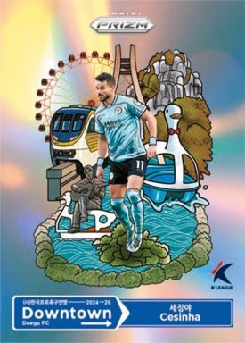 2024 Panini Prizm K-League Soccer Cards - Downtown Insert Cesinha