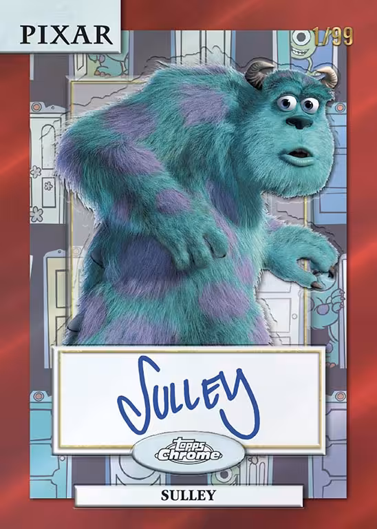 2024 TOPPS Chrome Disney Trading Cards - 2024 topps chrome disney trading cards facsimile autograph sulley
