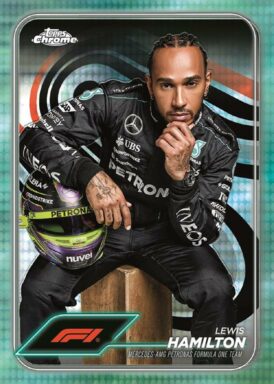 2024 TOPPS Chrome Formula 1 Racing Cards - Base Card Lewis Hamilton
