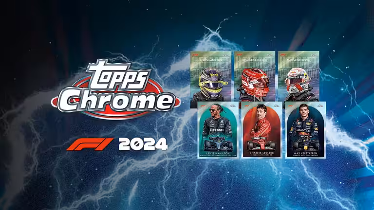 2024 TOPPS Chrome Formula 1 Racing Cards - Header