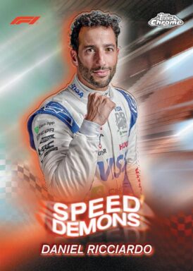 2024 TOPPS Chrome Formula 1 Racing Cards - Speed Demons Insert Daniel Ricciardo