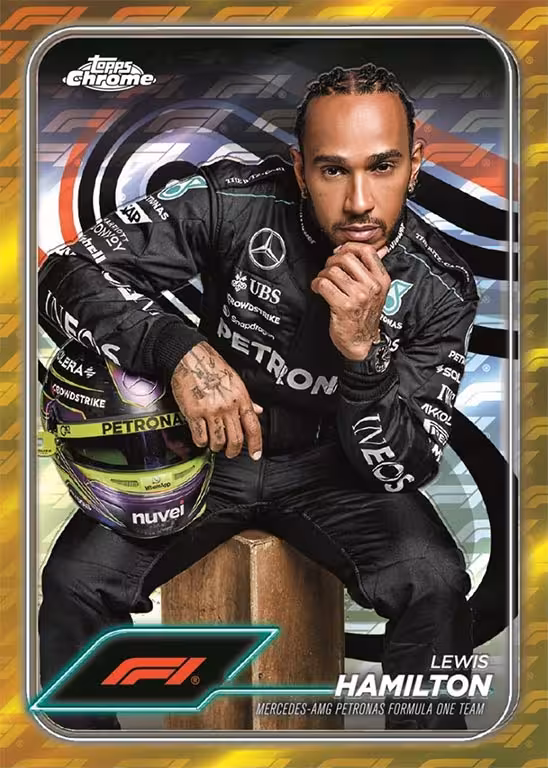 2024 TOPPS Chrome Logofractor Edition Formula 1 Racing Cards - 2024 topps chrome logofractor edition formula 1 racing cards base card hamilton