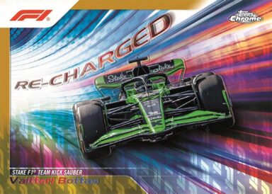 2024 TOPPS Chrome Logofractor Edition Formula 1 Racing Cards - Re-Carged Insert Valtteri Bottas