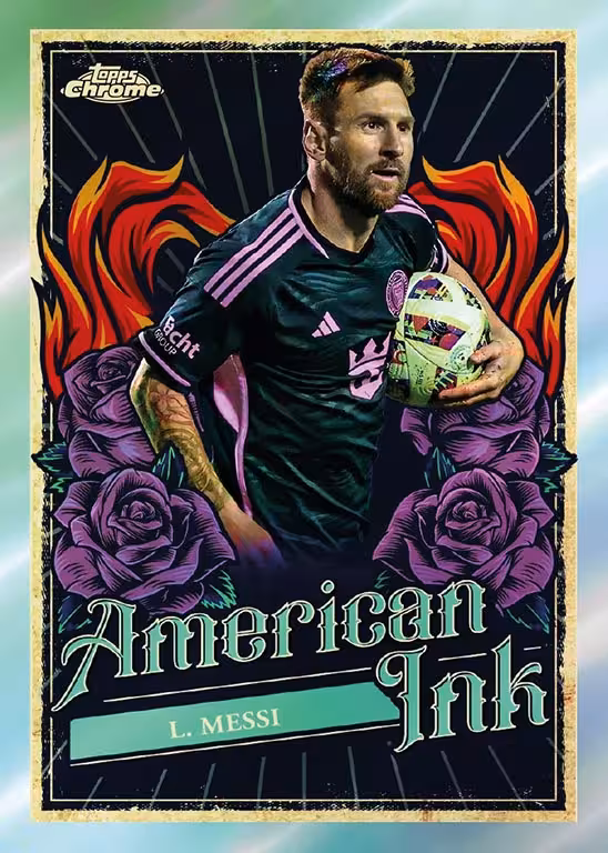 2024 TOPPS Chrome Major League Soccer Cards - 2024 topps chrome major league soccer cards american ink insert messi