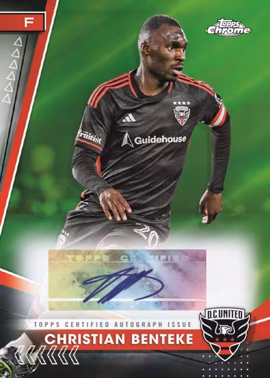 2024 TOPPS Chrome Major League Soccer Cards - 2024 topps chrome major league soccer cards base autograph benteke