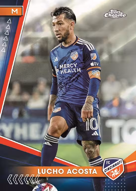2024 TOPPS Chrome Major League Soccer Cards - 2024 topps chrome major league soccer cards base card acosta