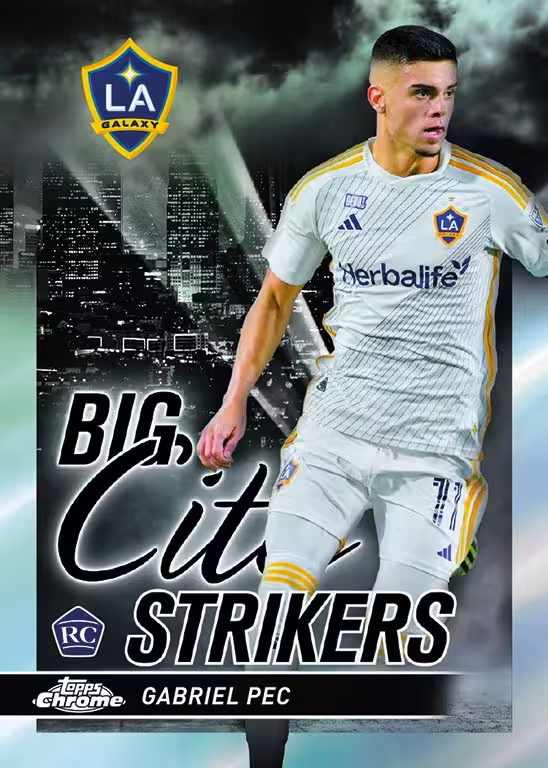2024 TOPPS Chrome Major League Soccer Cards - 2024 topps chrome major league soccer cards big city strikers insert skylight variation pec