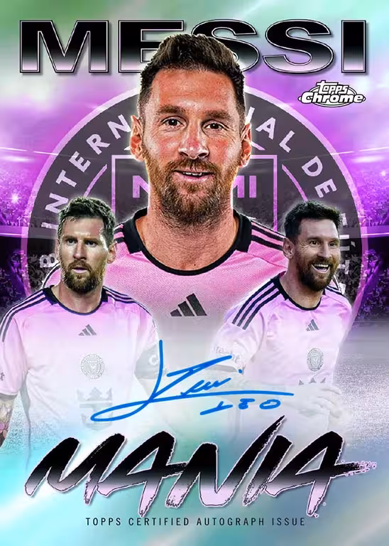 2024 TOPPS Chrome Major League Soccer Cards - 2024 topps chrome major league soccer cards mania autographs messi