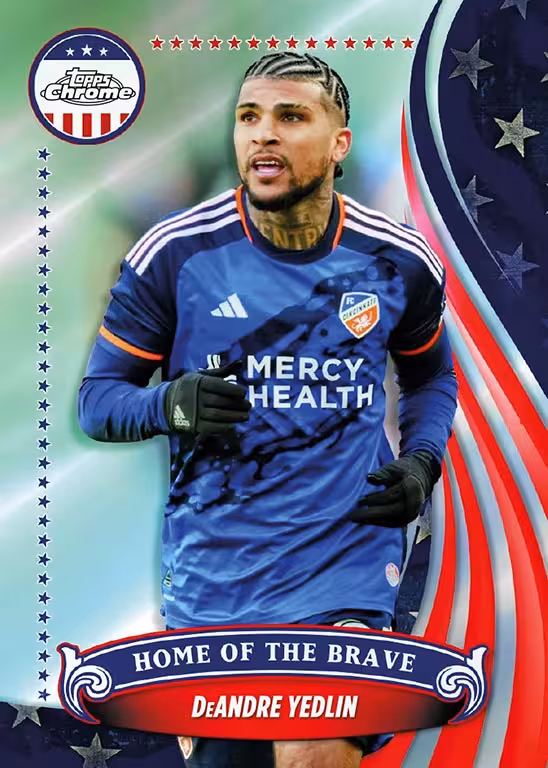 2024 TOPPS Chrome Major League Soccer Cards - 2024 topps chrome major league soccer cards the brave yedlin