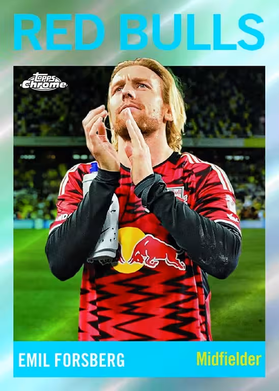 2024 TOPPS Chrome Major League Soccer Cards - 2024 topps chrome major league soccer cards topps 1964 football insert forsberg