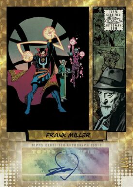 2024 TOPPS Chrome Marvel Trading Cards - Authentic Marvel Comic Book Artist Autograph Frank Miller