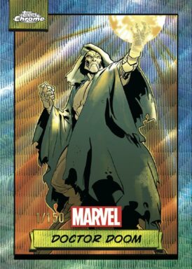 2024 TOPPS Chrome Marvel Trading Cards - Base Parallel Doctor Doom